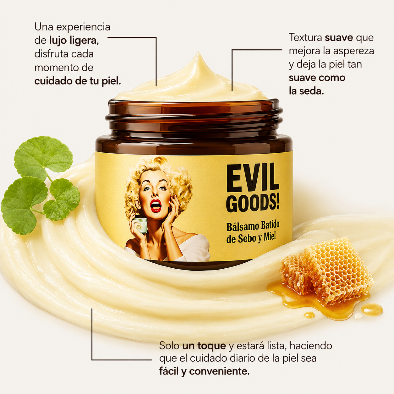 Honey Balm™ | Bálsamo Facial de Hidratación Profunda
